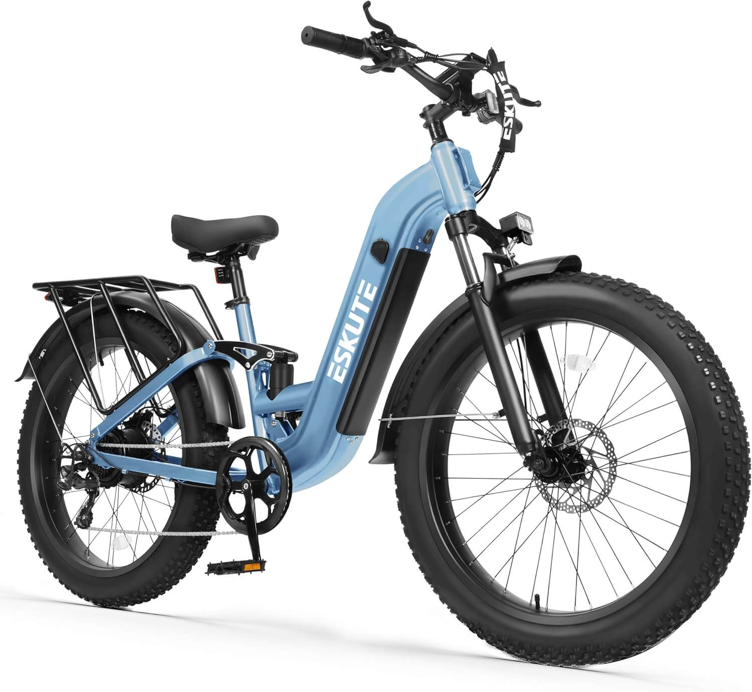 Eskute C300R-ST 1800W 48V 8 Speed Fat Tire Electric Mountain Bike
