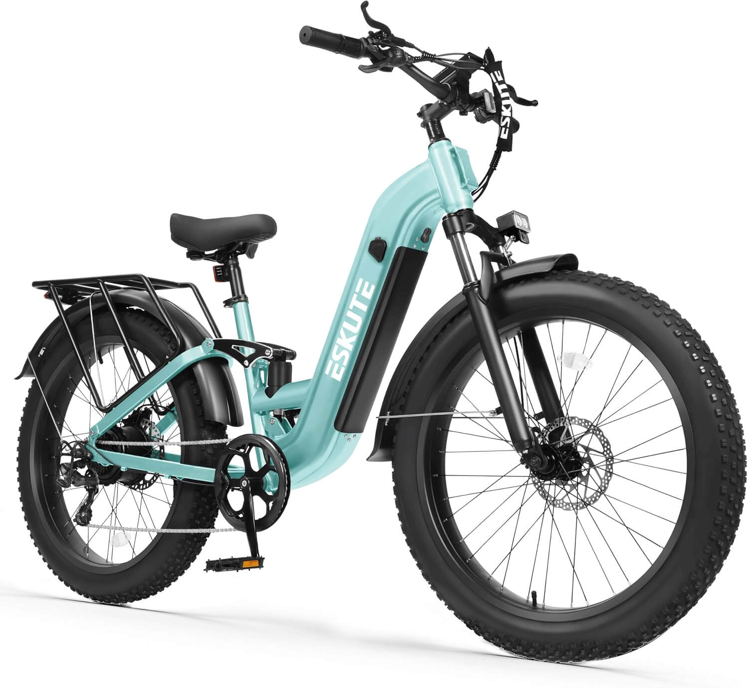 Eskute C300R-ST 1800W 48V 8 Speed Fat Tire Electric Mountain Bike