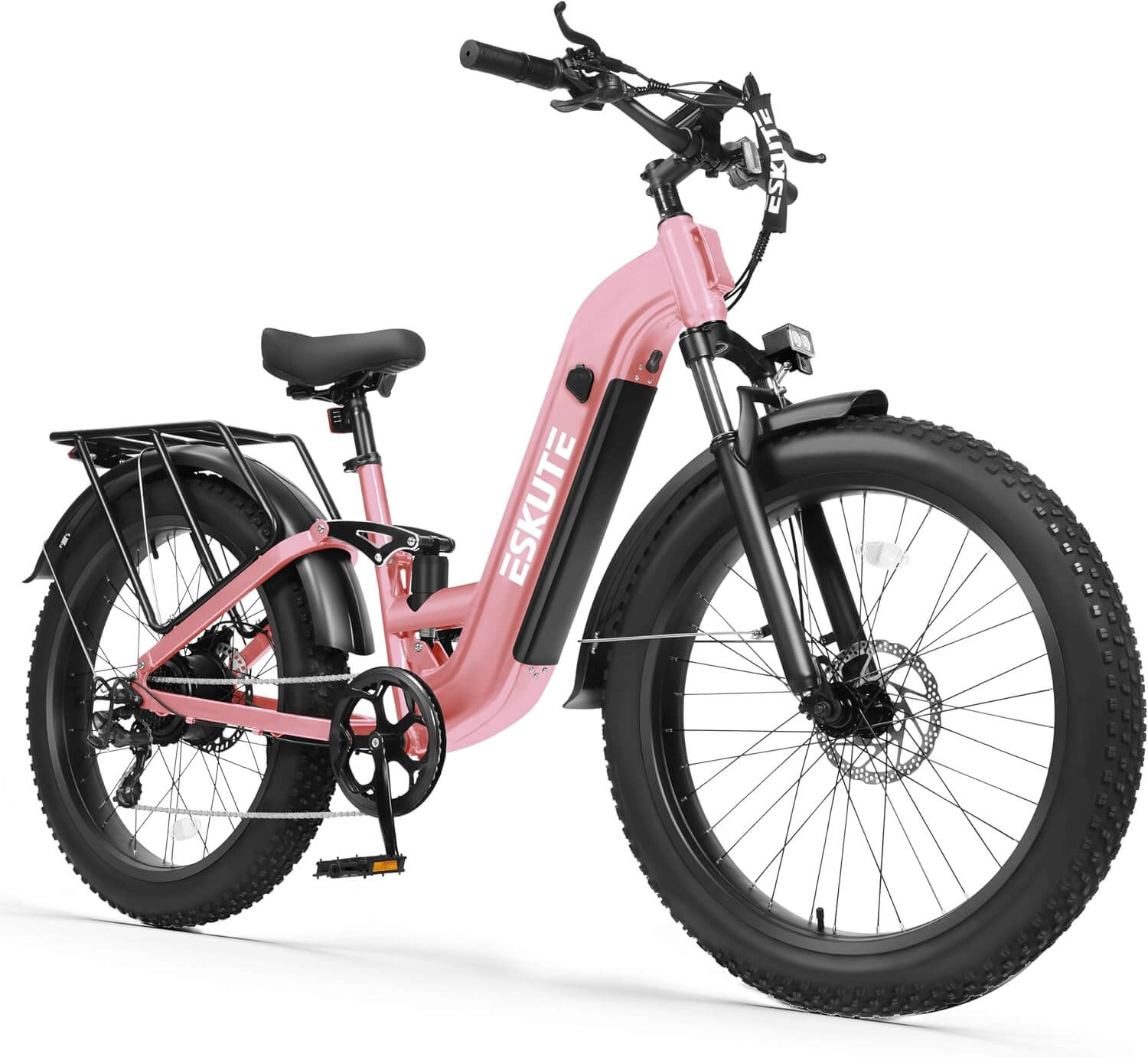 Eskute C300R-ST 1800W 48V 8 Speed Fat Tire Electric Mountain Bike