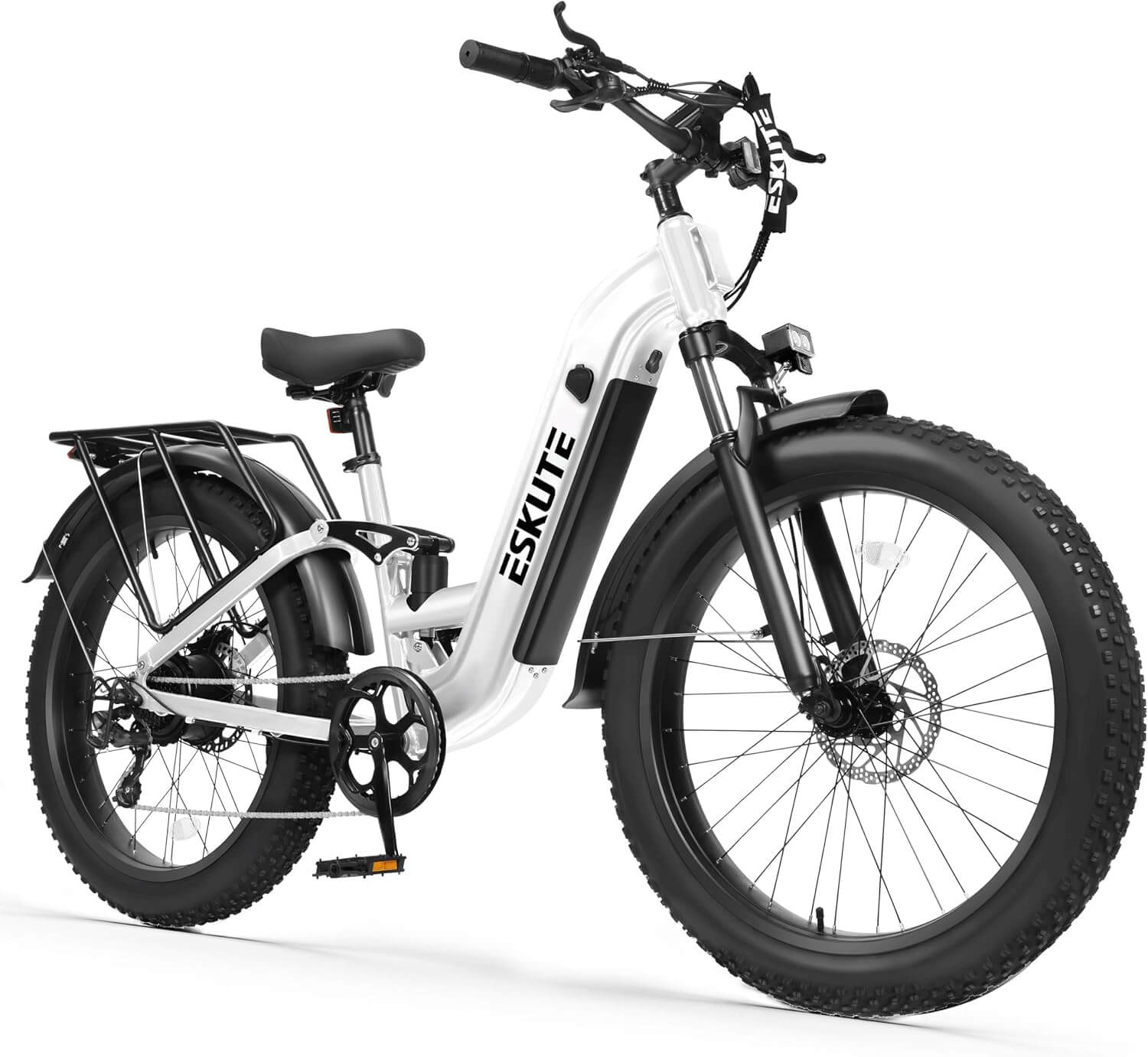 Eskute C300R-ST 1800W 48V 8 Speed Fat Tire Electric Mountain Bike