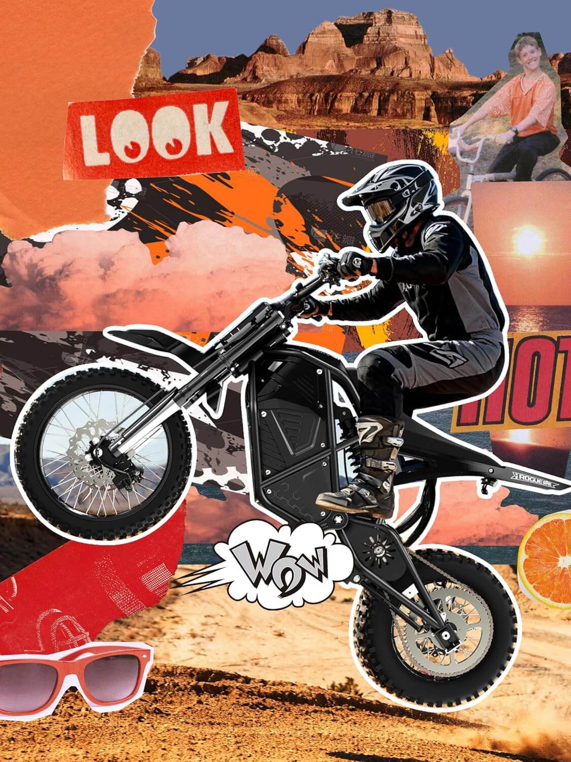 Eskute EDB001 3500W 48V Mid Drive Electric Dirt Bike