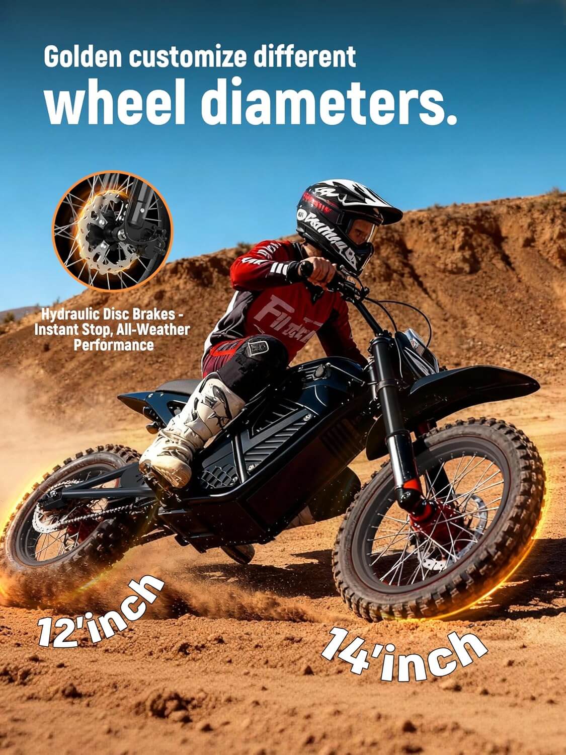 Eskute EDB001 3500W 48V Mid Drive Electric Dirt Bike