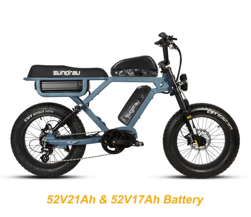 2026 Eunorau FLASH 52V Long Range Electric Bike Moon Black / AWD 2026 Eunorau FLASH 52V Long Range Electric Bike Moon Black / AWD