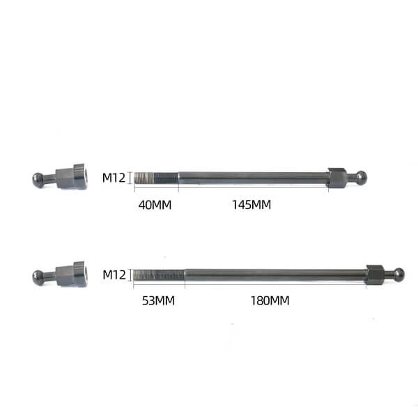 Eunorau M12 Thru Axle Trailer HITCH ADAPTER for Mid Motor E-Bikes