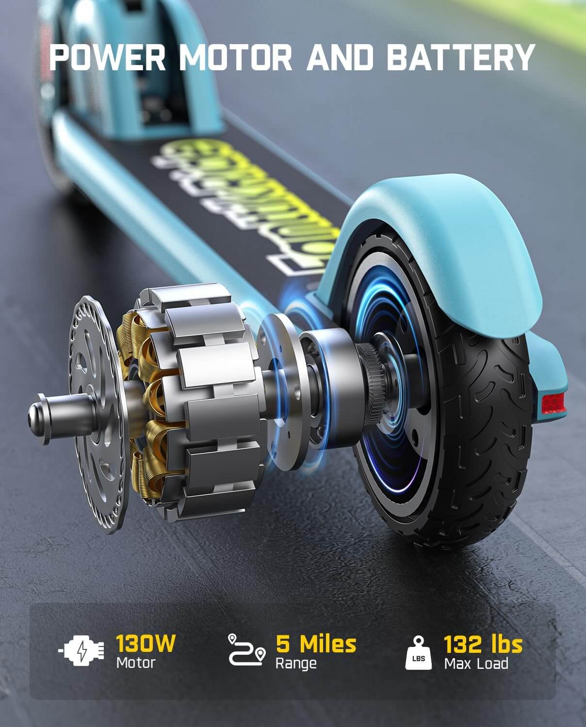 FanttikRide C9 Kids' Folding Electric Scooter