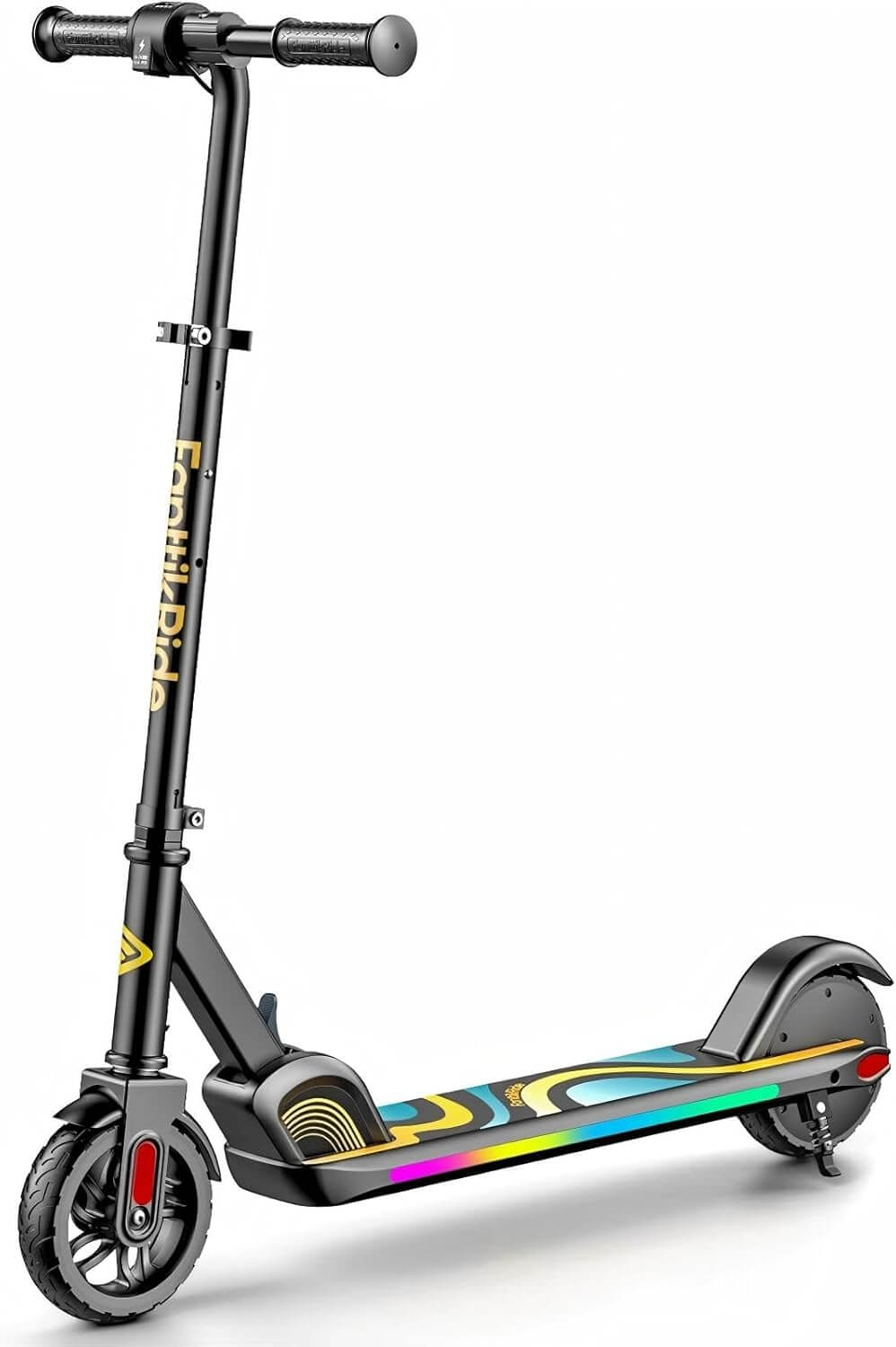 FanttikRide C9 PRO Kids' Folding Electric Scooter, Rainbow Lights