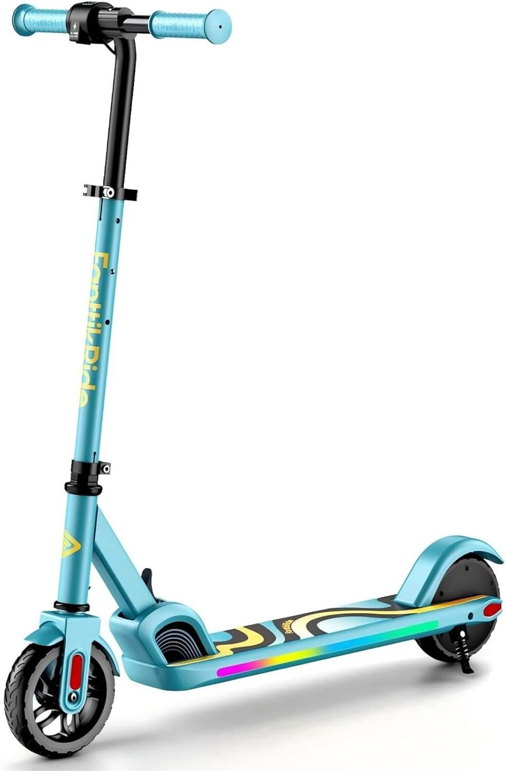 FanttikRide C9 PRO Kids' Folding Electric Scooter, Rainbow Lights