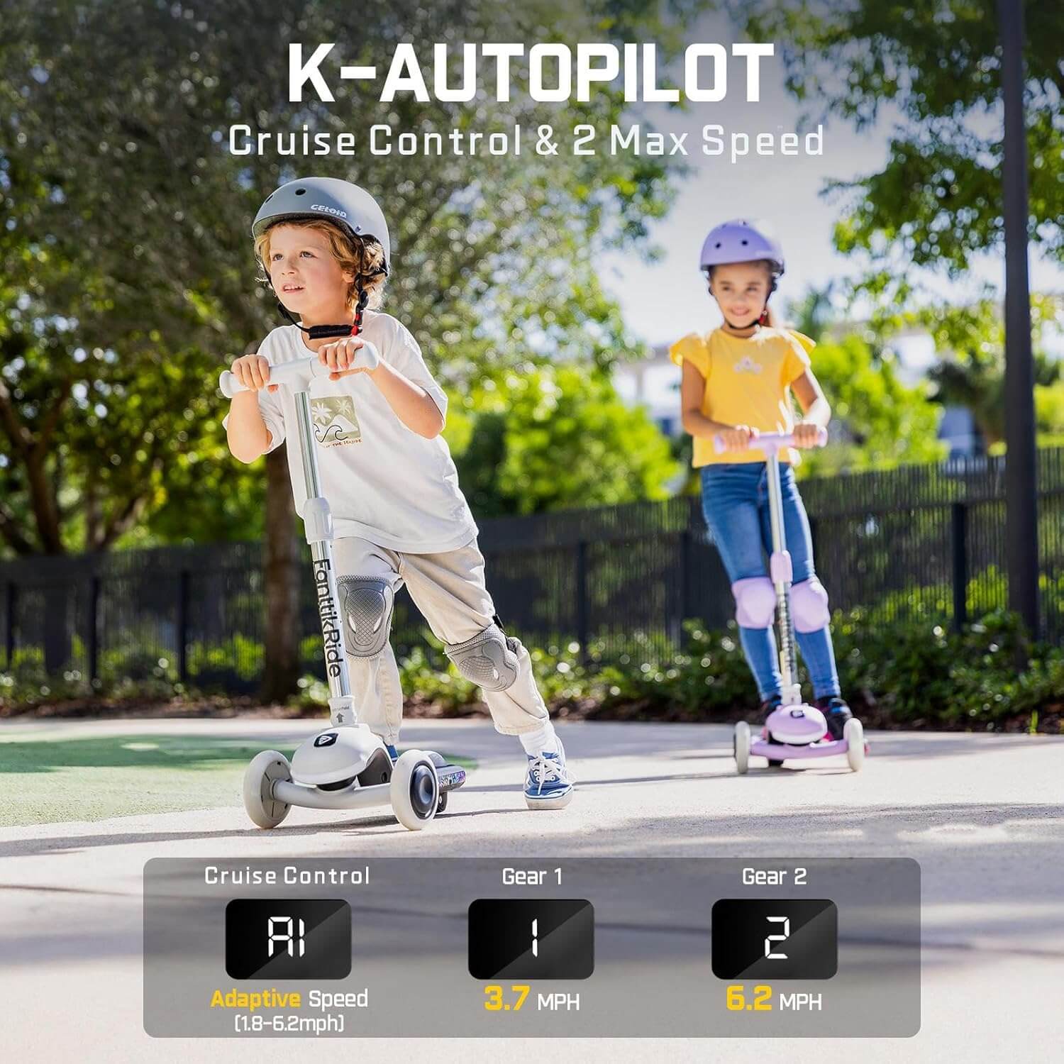 FanttikRide K9 PRO 3 Wheel Kids' Folding Electric Scooter