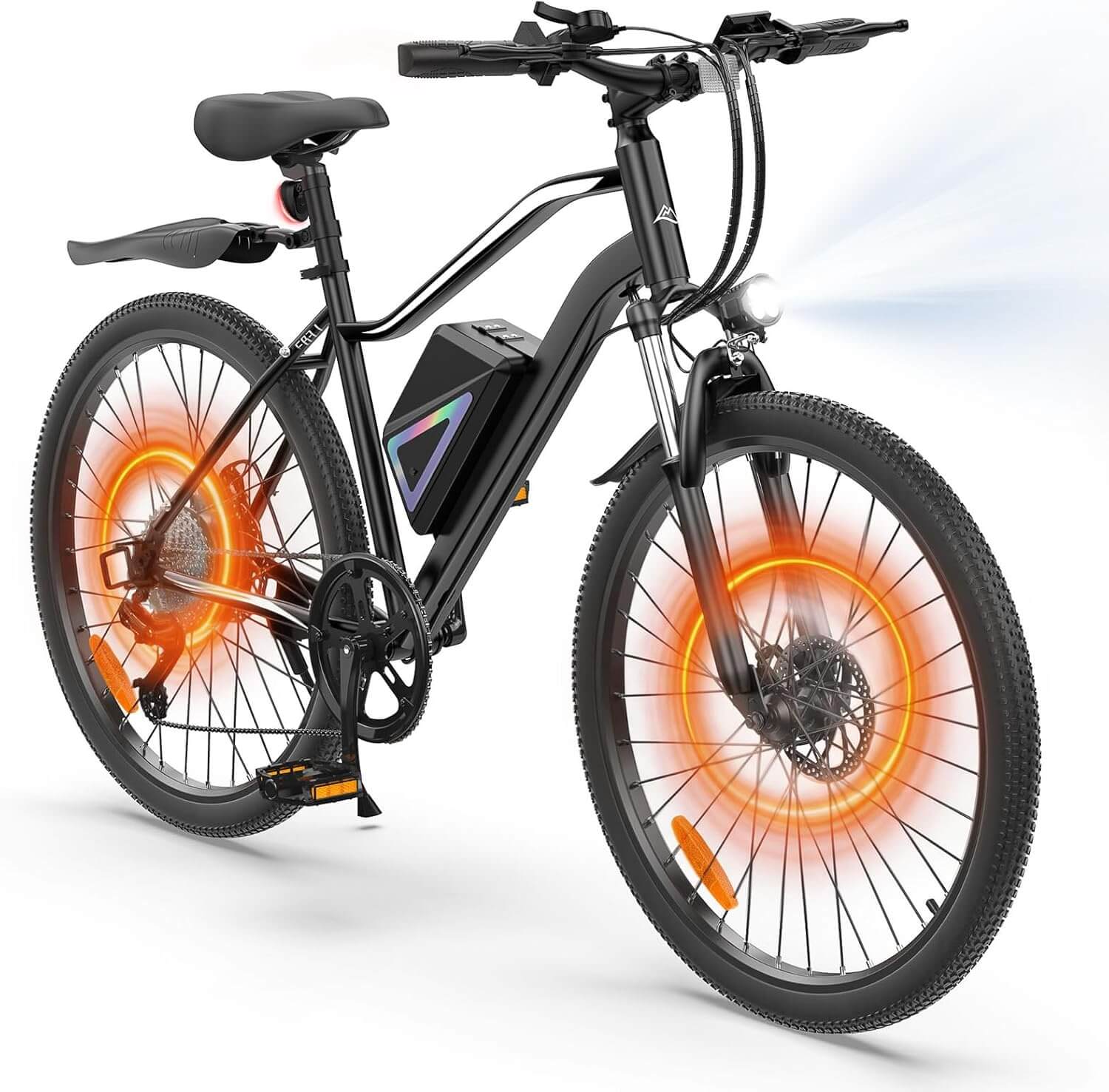 Fcgeoi EB3L 750W Electric Bike for Adults, 55-Mile Range, 26" Tires, APP Control
