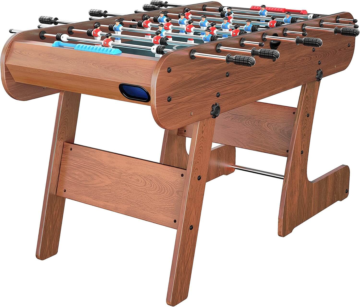 Fiziti Folding 2-in-1 Multi Game, Foosball, Air Hockey Table