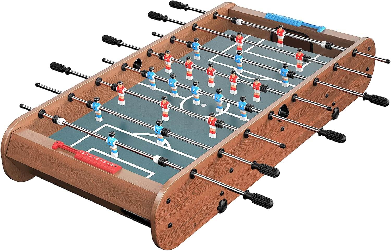 Fiziti Folding 2-in-1 Multi Game, Foosball, Air Hockey Table
