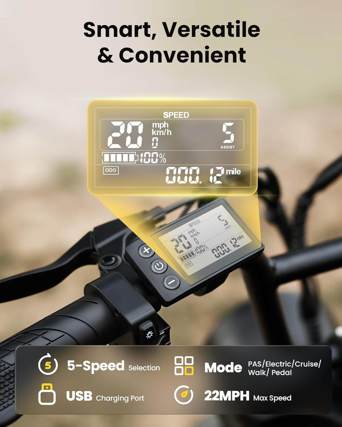Flydone CYCRUN PRO 1500W Full Suspension Dual Battery Fat Tire Electric Dirt Bike