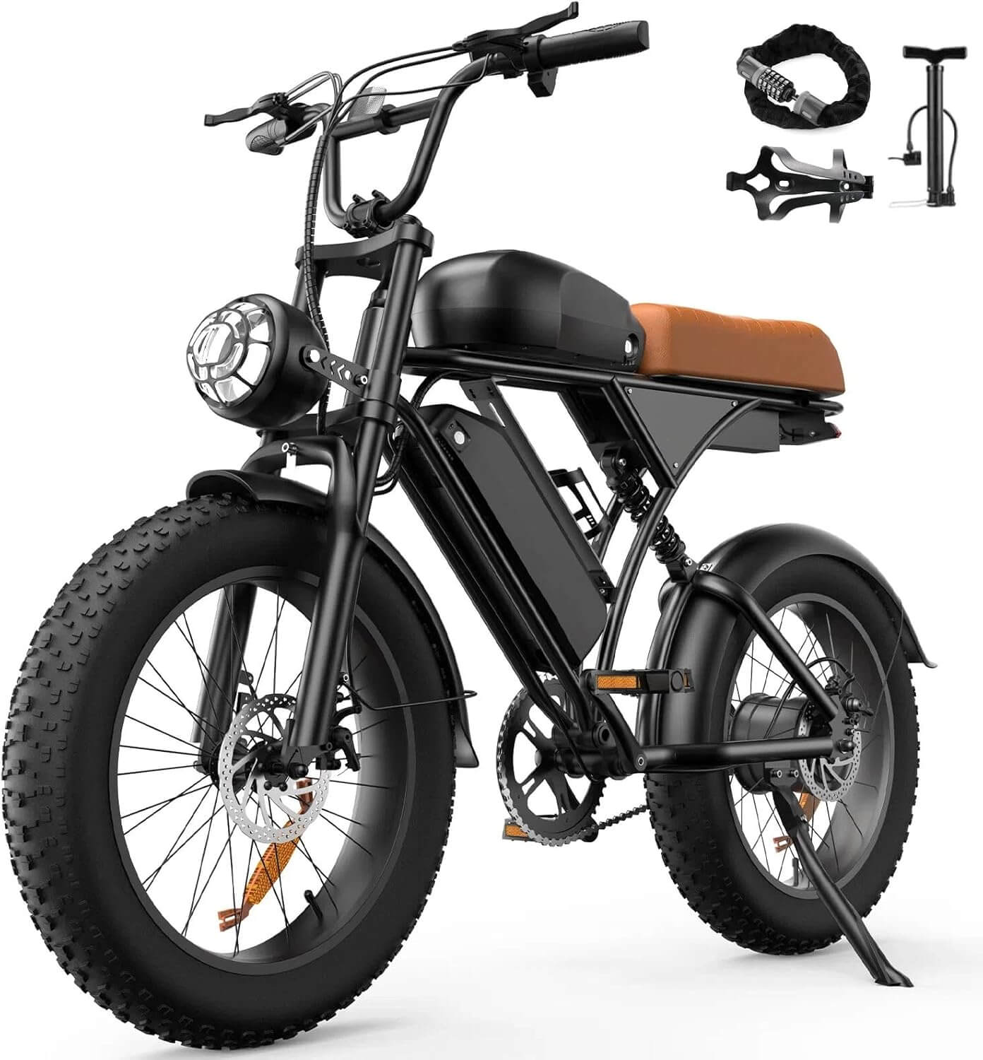 CycRun Pro Off-Road E-Bike, 80 Miles, 936Wh Dual Battery, Full Suspension, CYCROWN E-Bike