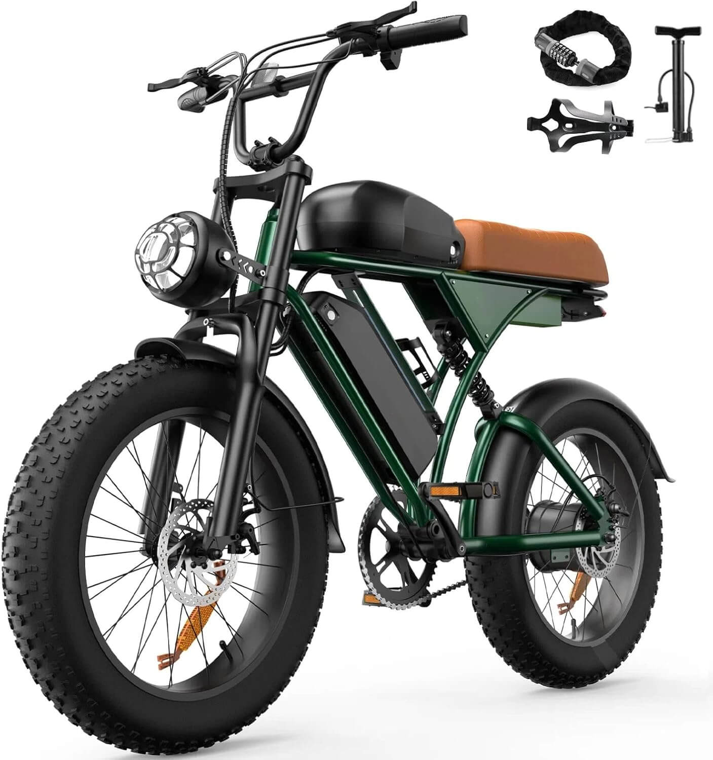 Flydone CYCRUN PRO 1500W Full Suspension Dual Battery Fat Tire Electric Dirt Bike