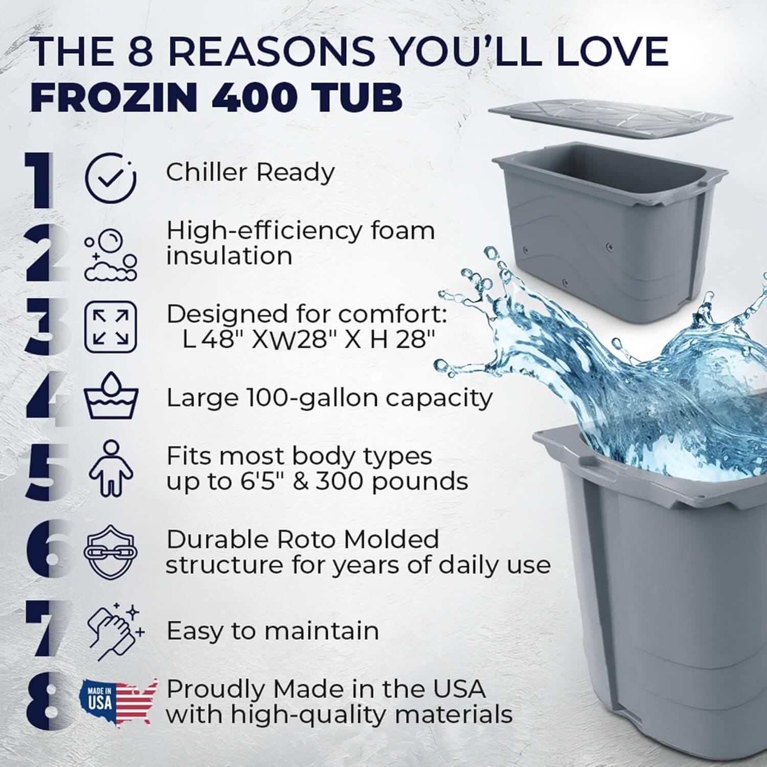 Frozin 400 Cold Plunge Tub