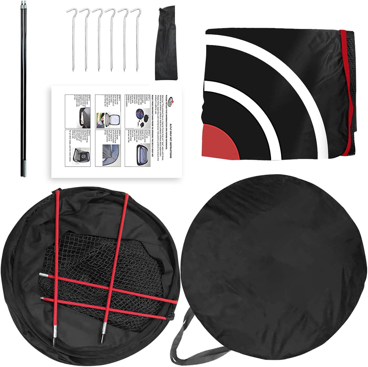 Gagalileo Golf Pop-Up Hitting Cage Practice Net