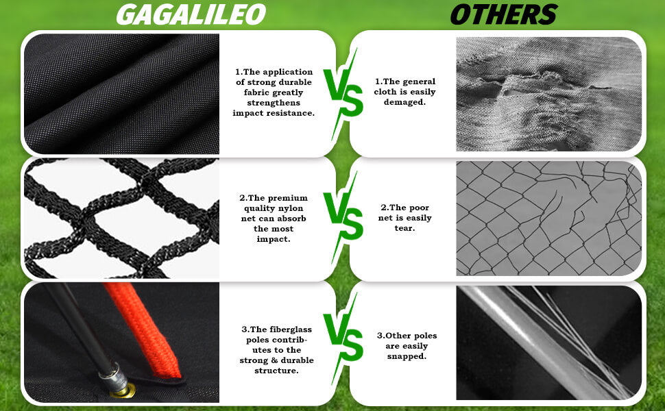 Gagalileo Golf Pop-Up Hitting Cage Practice Net