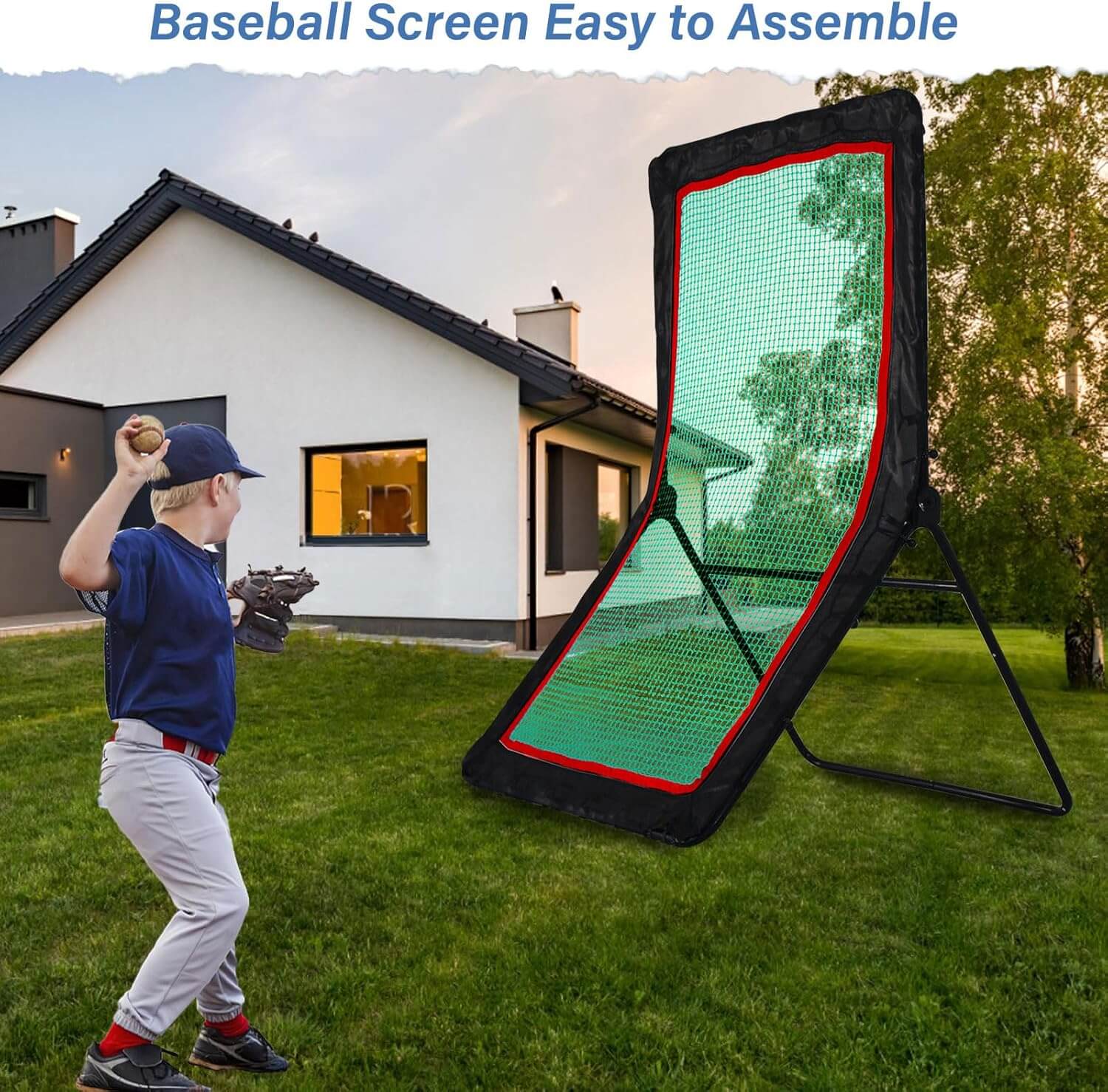Gagalileo Indoor/Outdoor Baseball/Softball Rebounder Net