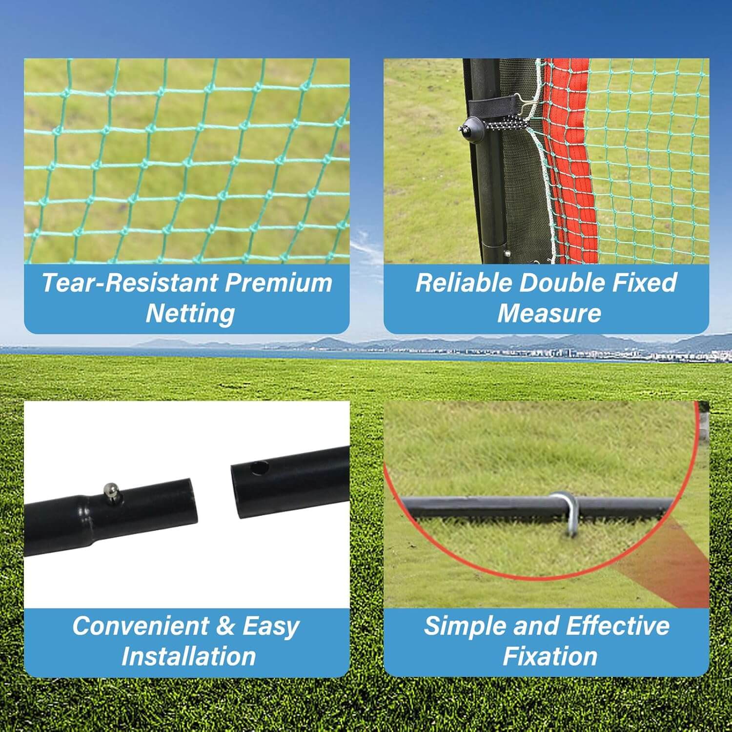 Gagalileo Indoor/Outdoor Baseball/Softball Rebounder Net