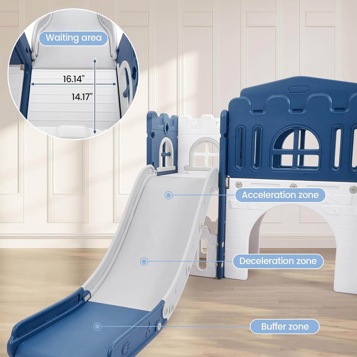 Gaomon 8-in-1 Toddler Slide Indoor Outdoor Playground