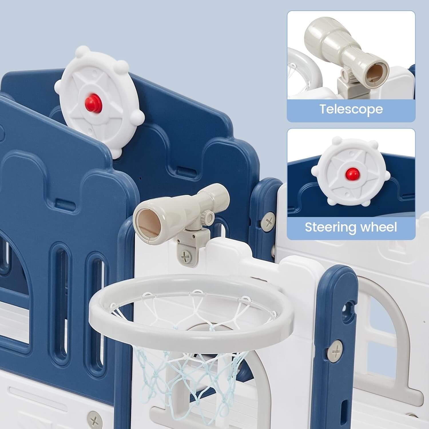 Gaomon 8-in-1 Toddler Slide Indoor Outdoor Playground