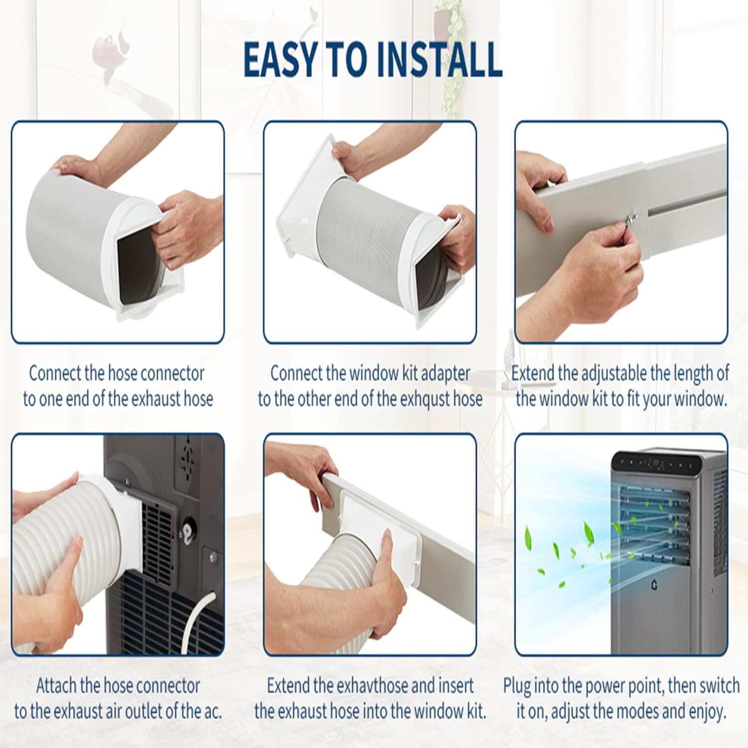 Gaomon 8000 BTU 4-In-1 Portable Air Conditioner