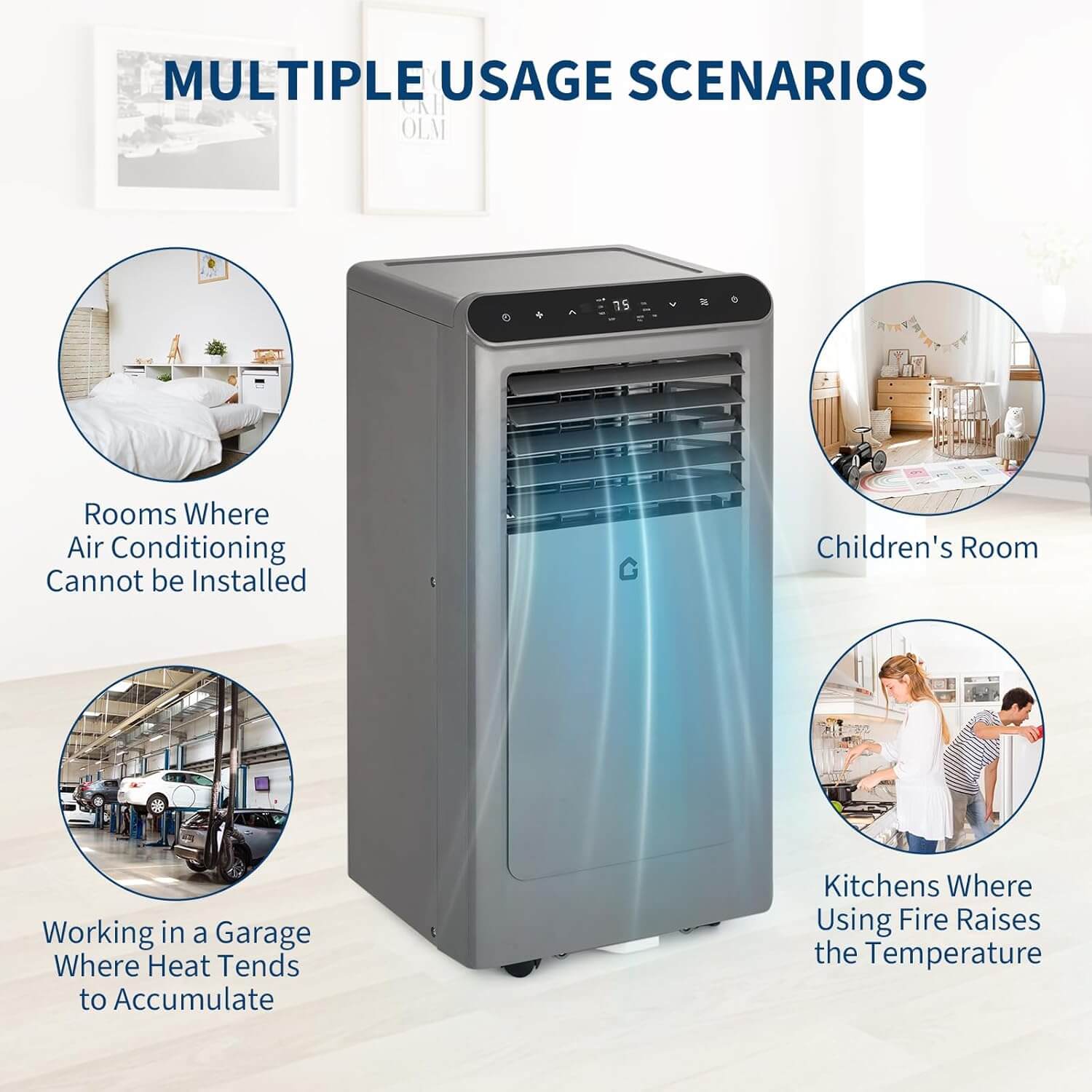 Gaomon 8000 BTU 4-In-1 Portable Air Conditioner