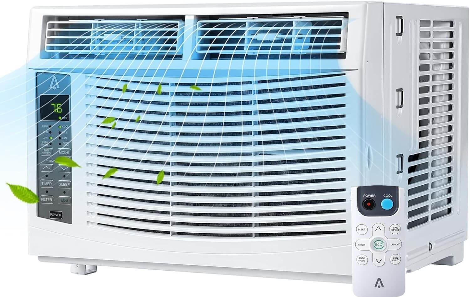Gaomon Window Air Conditioner, Remote Control, Dehumidifier