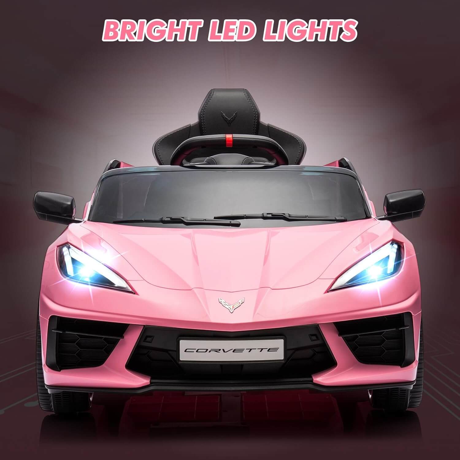 Garvee 12V Corvette Kids' Electric Ride-On Car