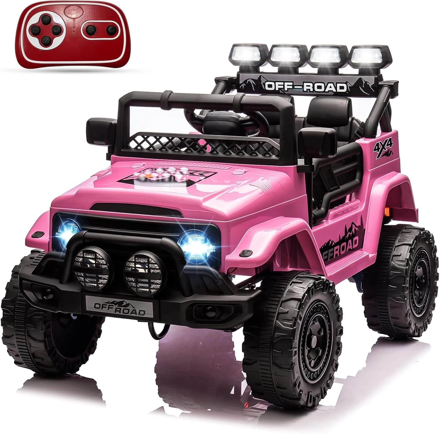 Garvee 12V Off-Road 4 Wheeler Kids' Electric Ride-On Car