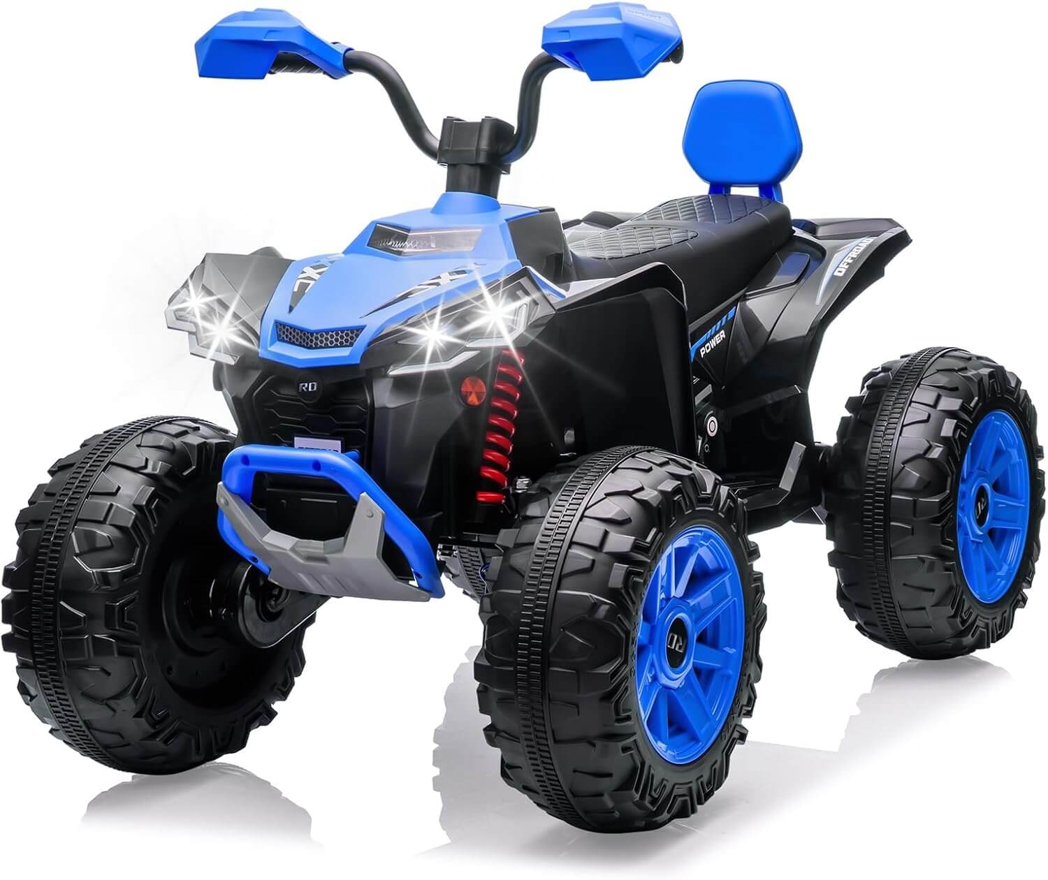 Garvee 24V 2 Seater Dirt Quad 4 Wheeler Kids' Electric All-Terrain Vehicle ATV