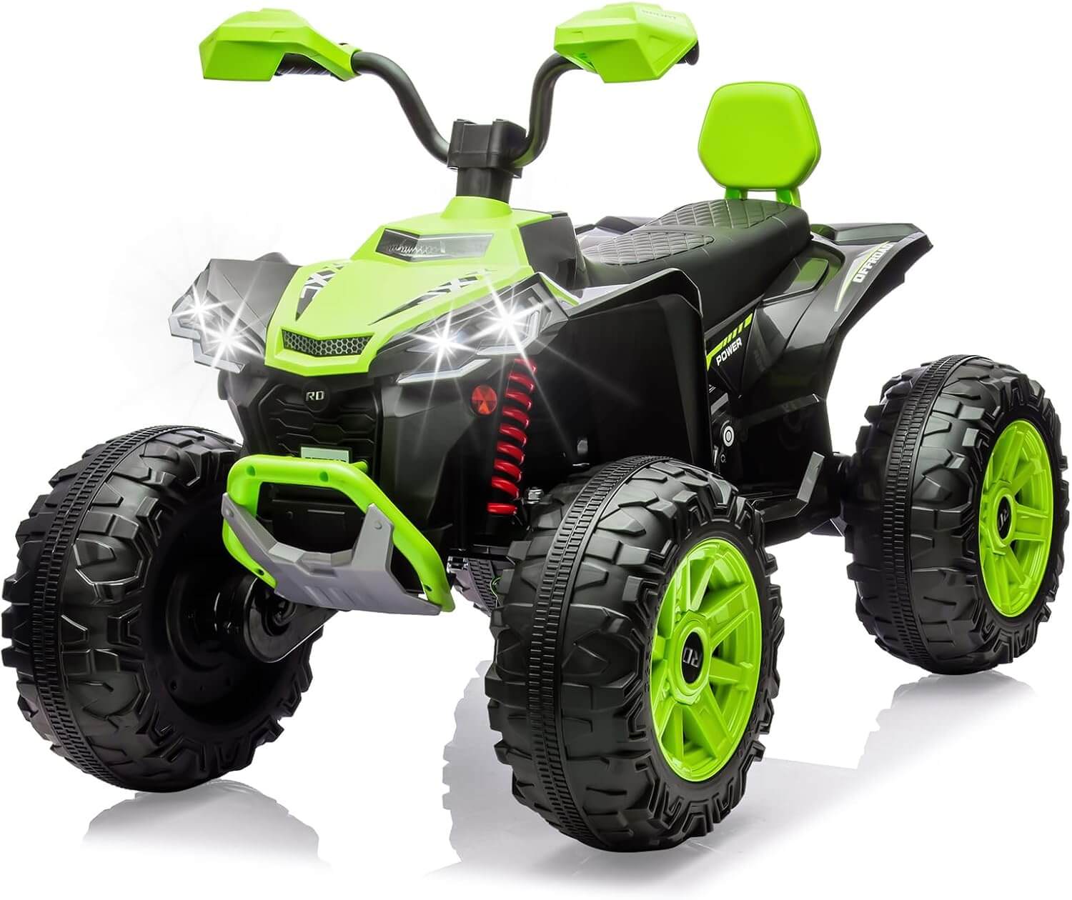 Garvee 24V 2 Seater Dirt Quad 4 Wheeler Kids' Electric All-Terrain Vehicle ATV