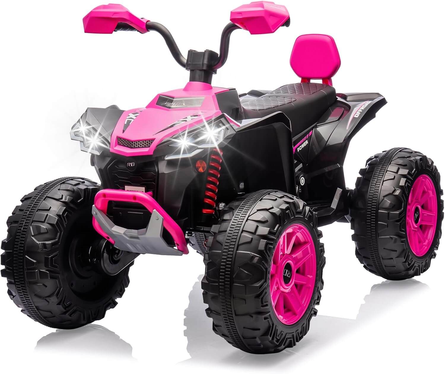 Garvee 24V 2 Seater Dirt Quad 4 Wheeler Kids' Electric All-Terrain Vehicle ATV