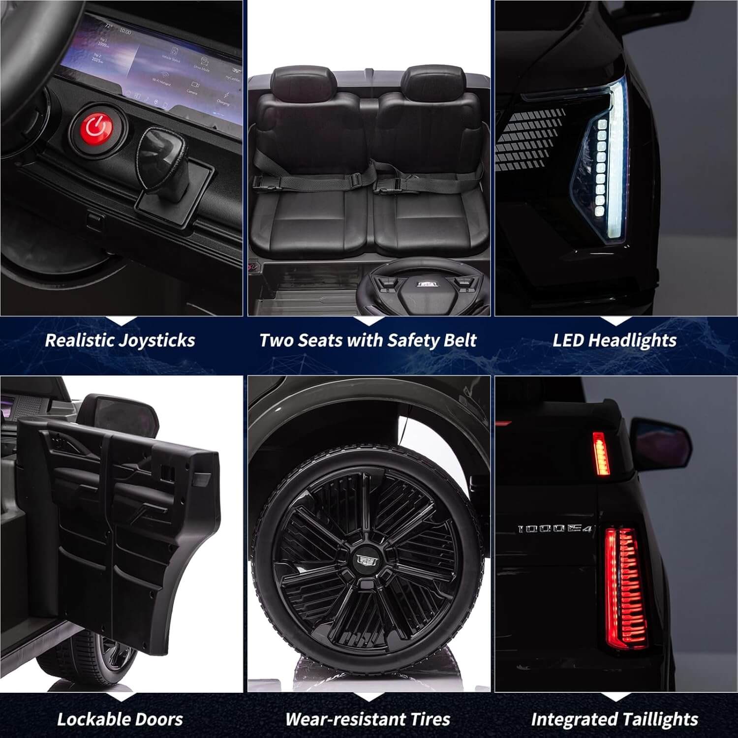 Garvee 24V Cadillac 2 Seater Kids' Electric Ride-On Car