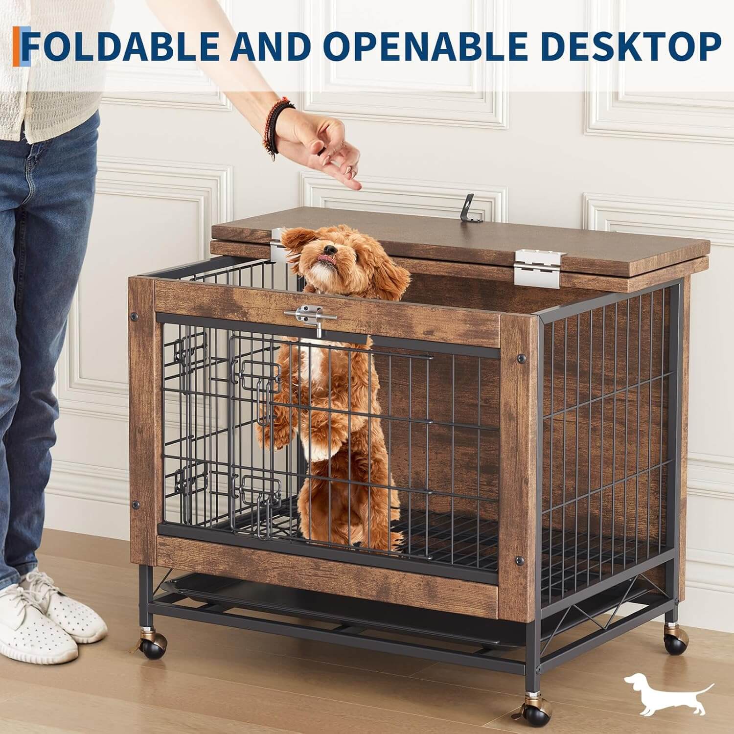 Garvee 26.4" Dog Crate Furniture