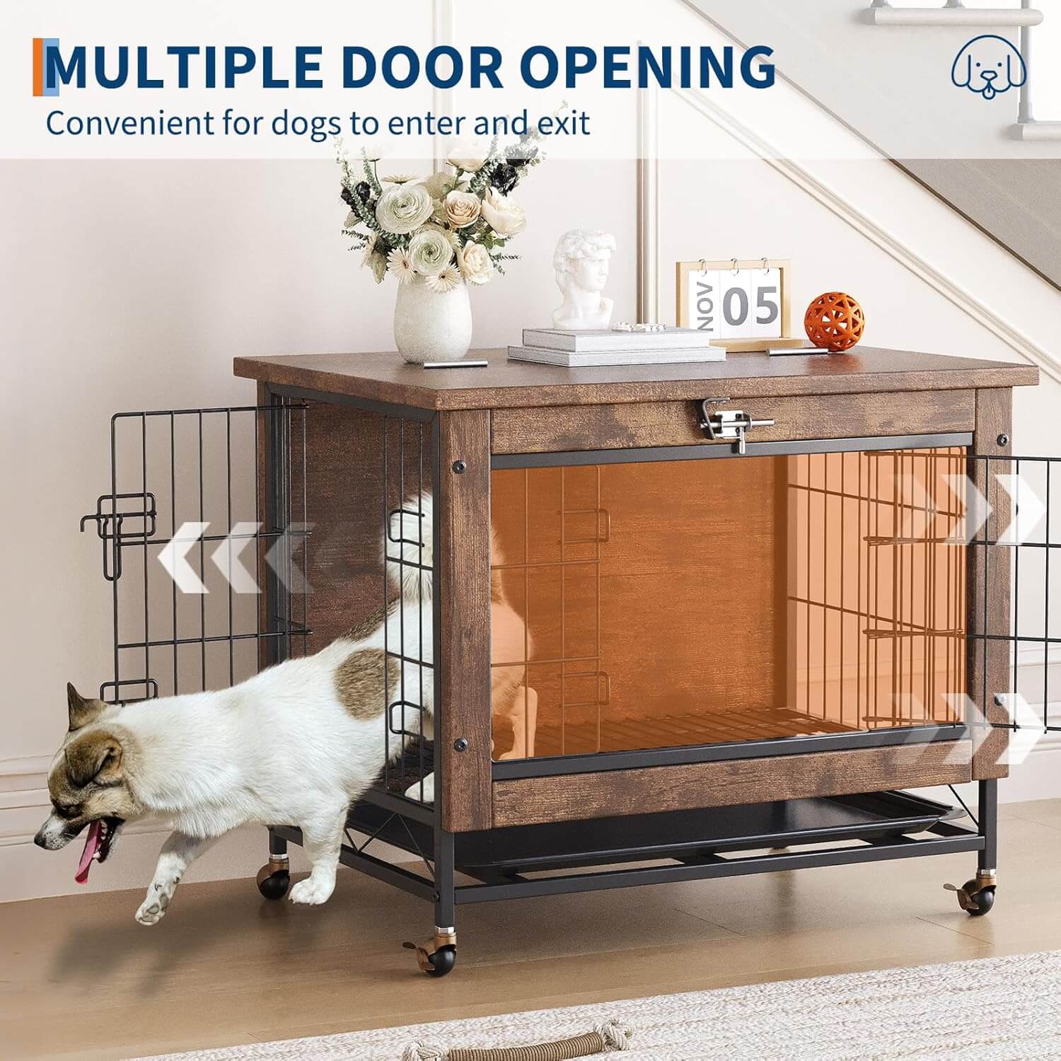 Garvee 26.4" Dog Crate Furniture