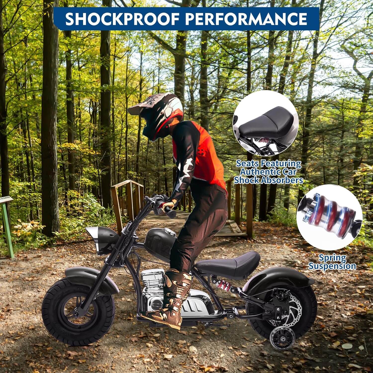 Garvee 350W 36V Suspension Off-Road Electric Dirt Bike