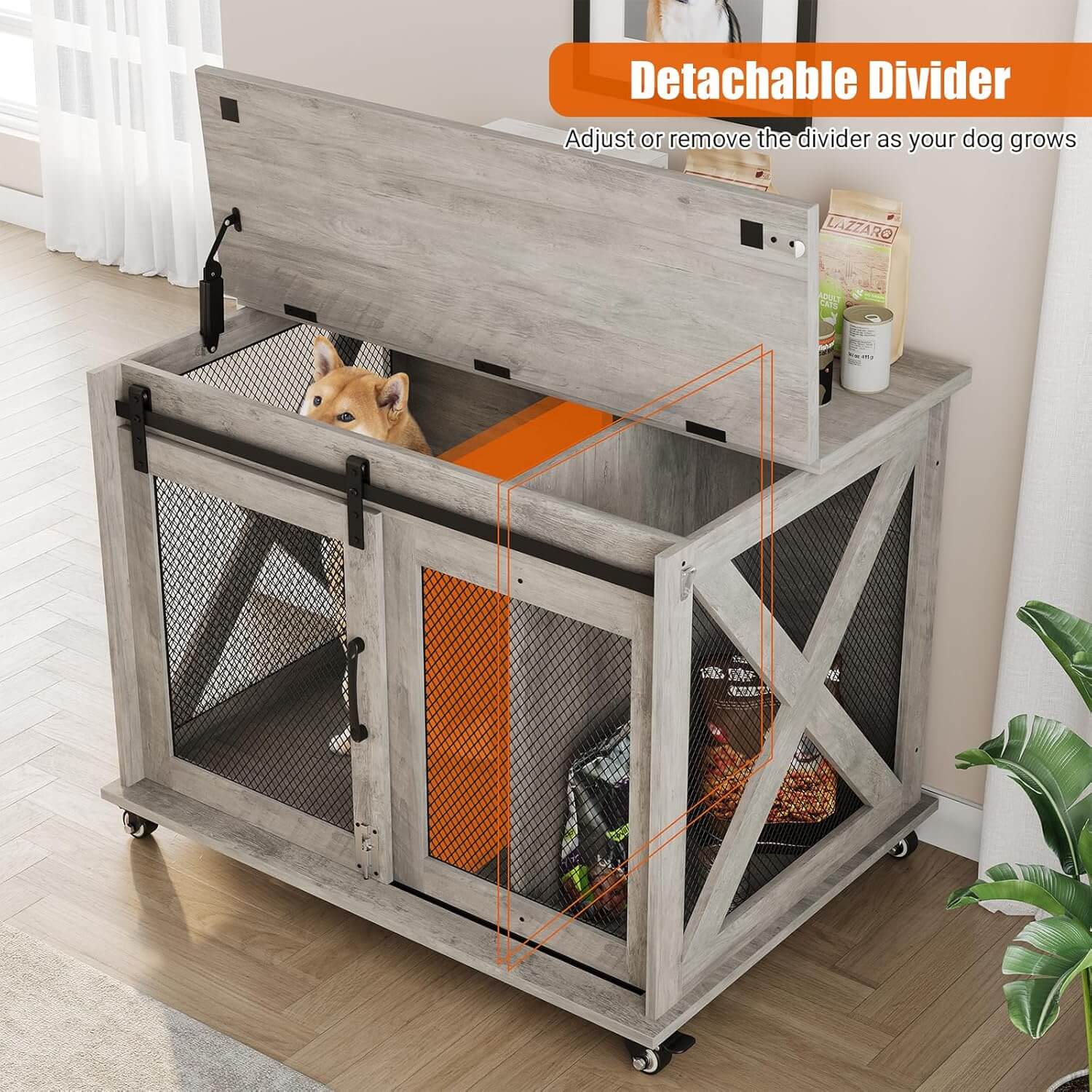 Garvee 37" Dog Crate Furniture