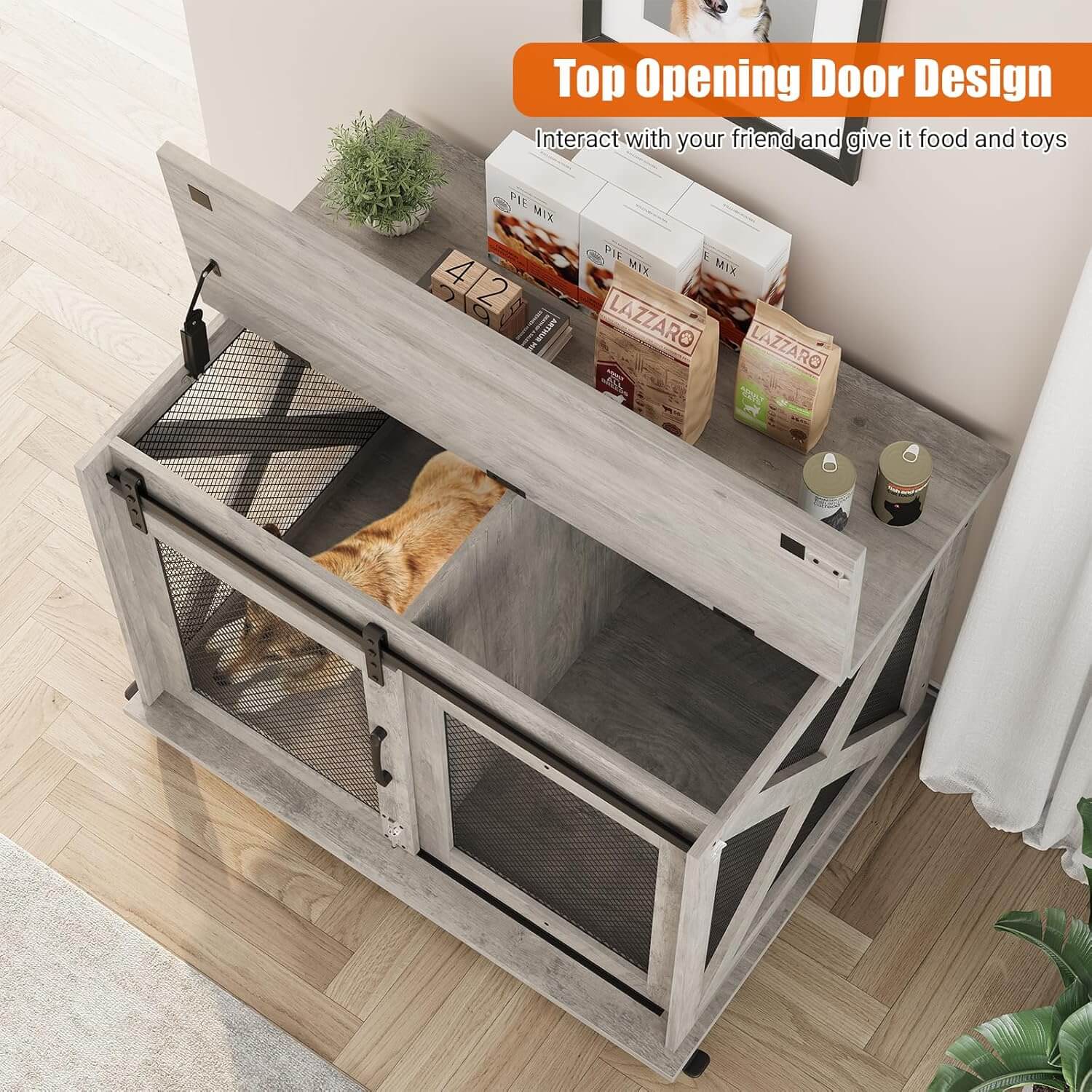 Garvee 37" Dog Crate Furniture