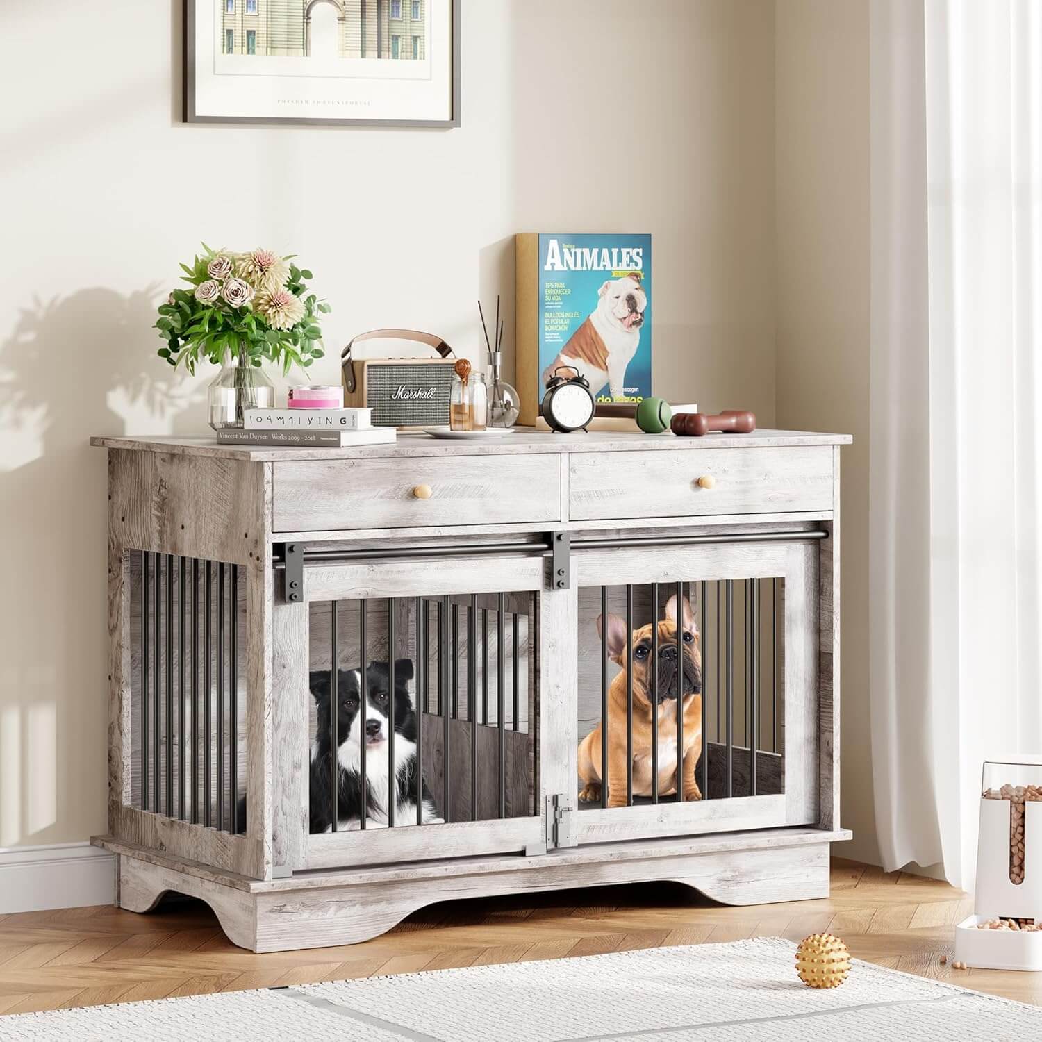 Garvee 47" Dog Crate Furniture