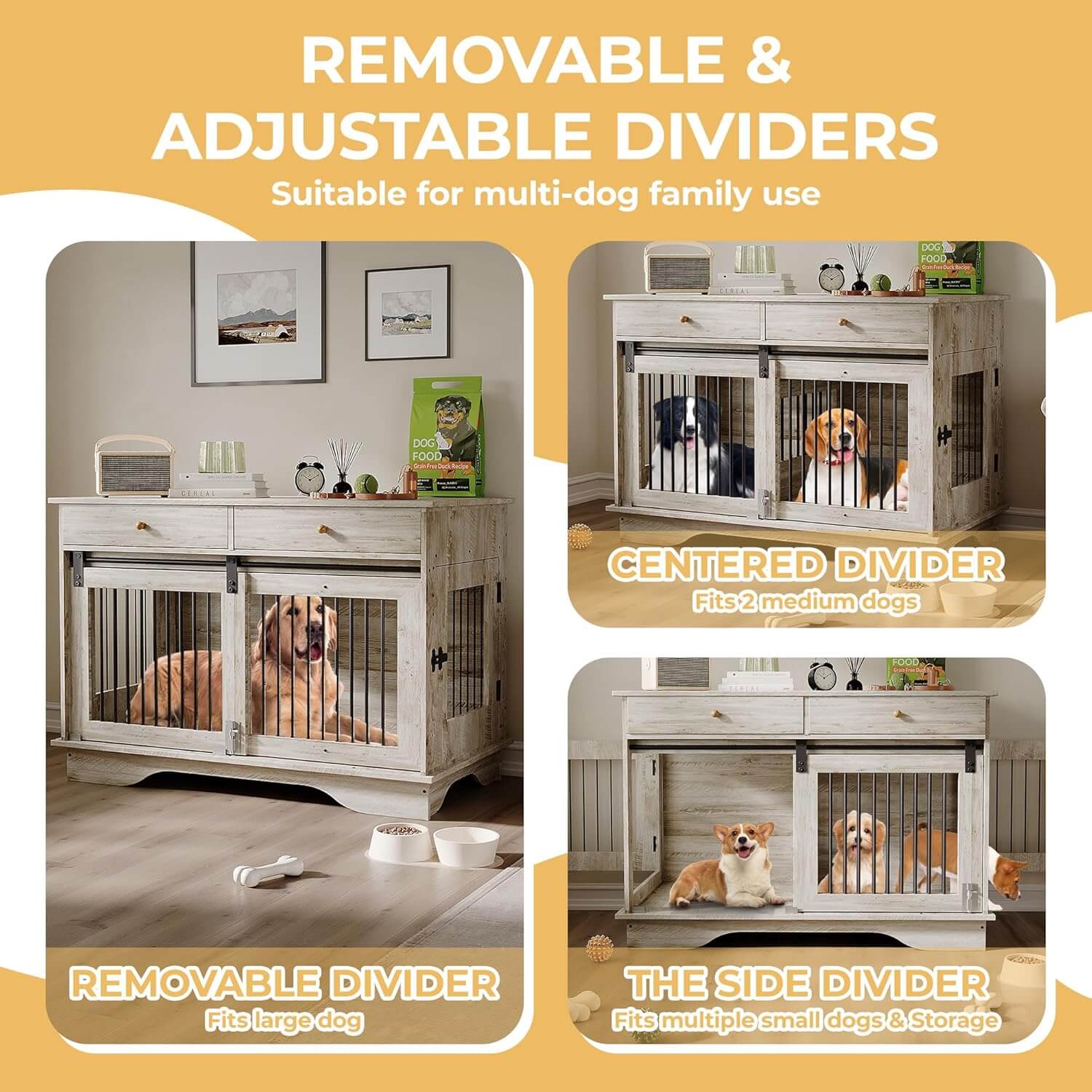 Garvee 47" Dog Crate Furniture