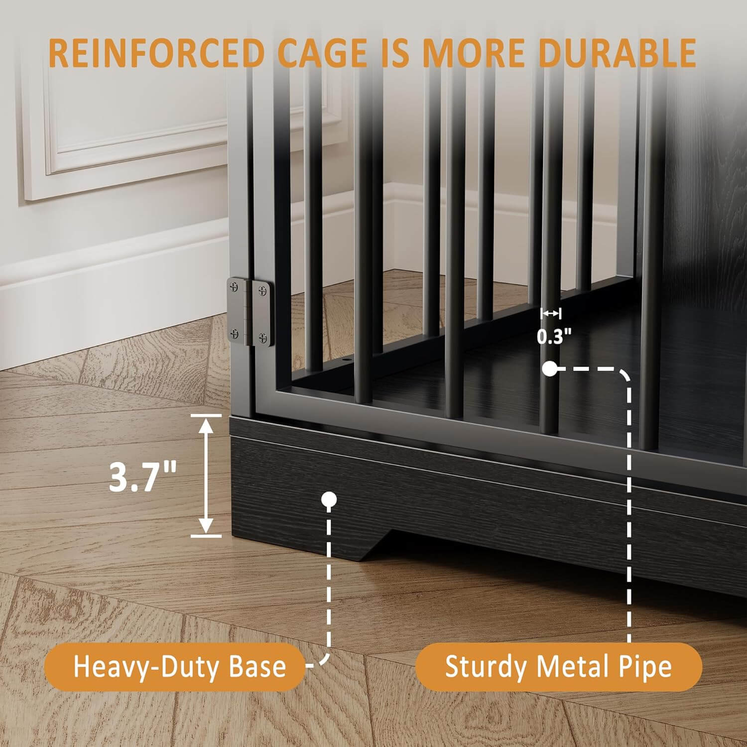 Garvee 48" Heavy Duty Dog Crate Furniture