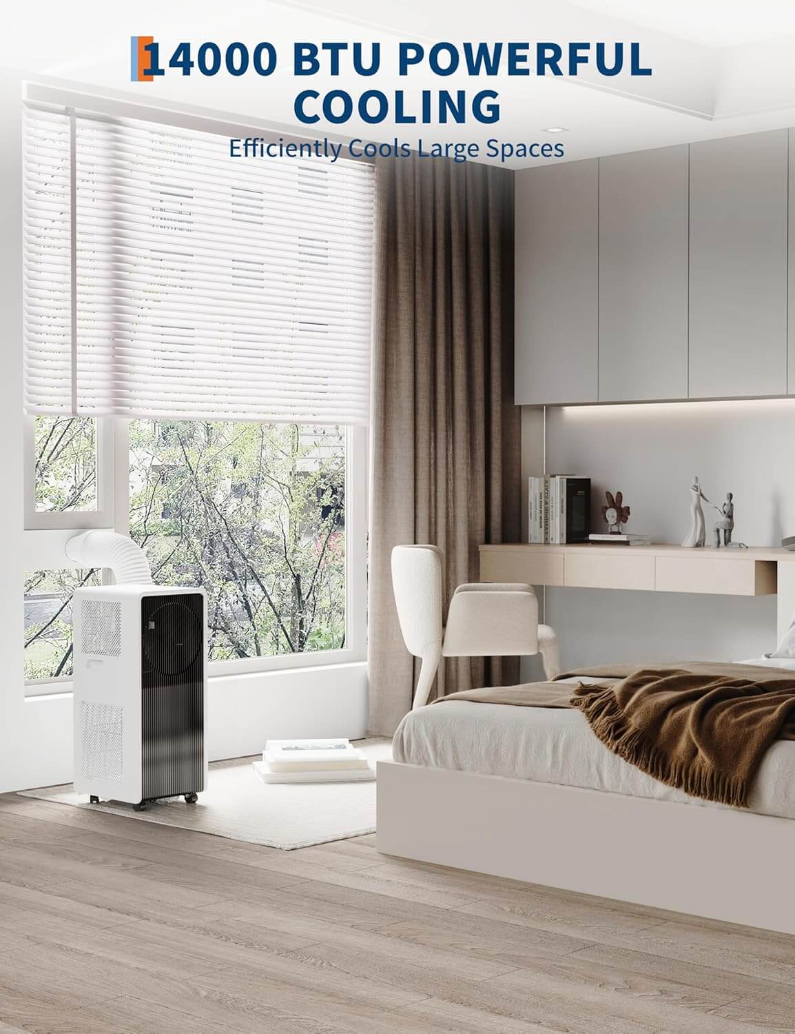 Garvee BS-14K 4-In-1 14000 BTU Portable Air Conditioner