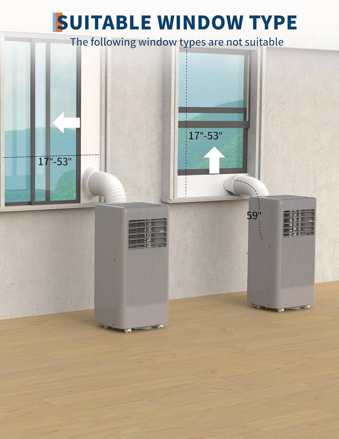 Garvee NPLD3-05C/X1E 3-In-1 8000 BTU Portable Air Conditioner