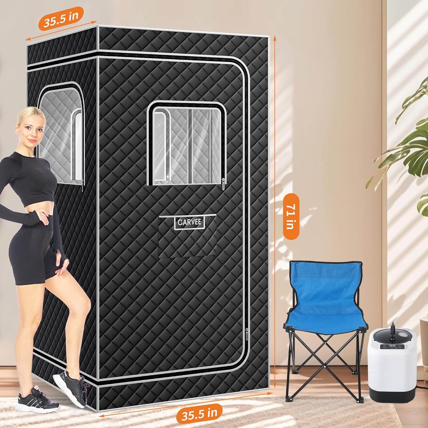 Garvee Portable Steam Sauna Box