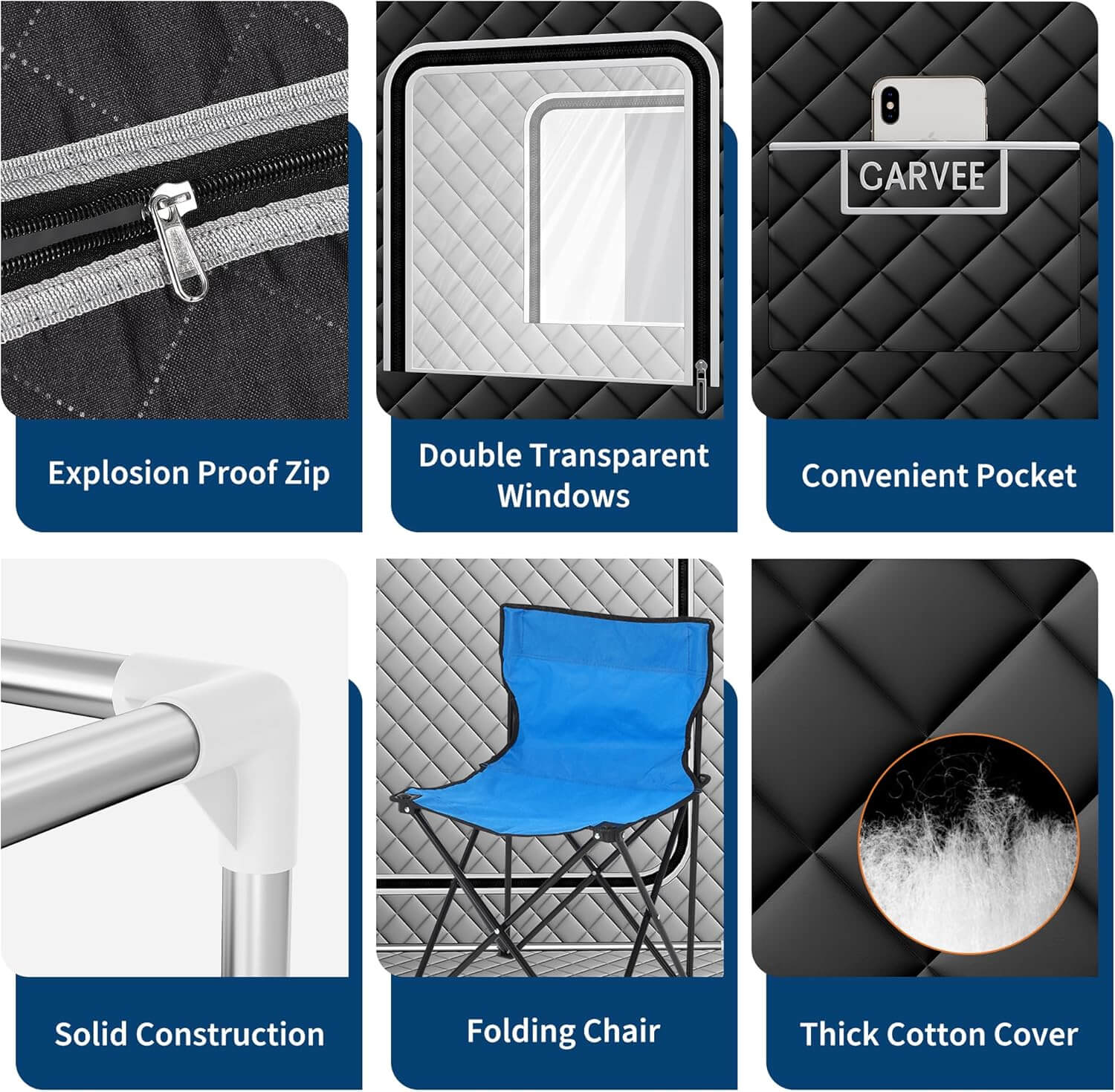 Garvee Portable Steam Sauna Box