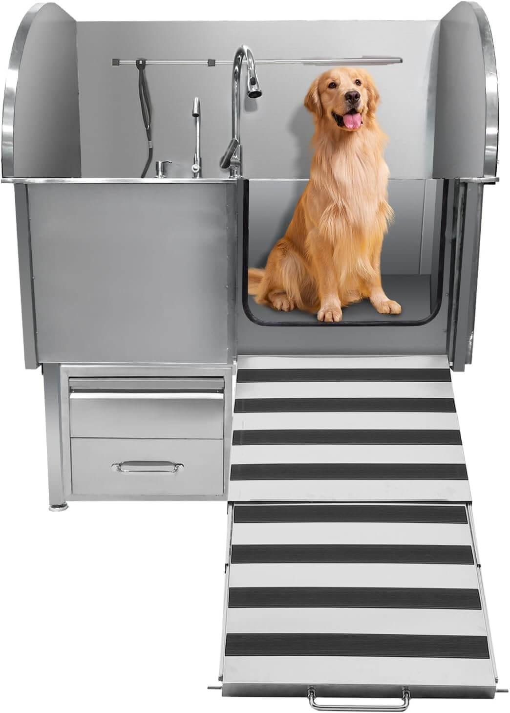 Garvee Stainless Steel Dog Wash Station Grooming Bathing Tub