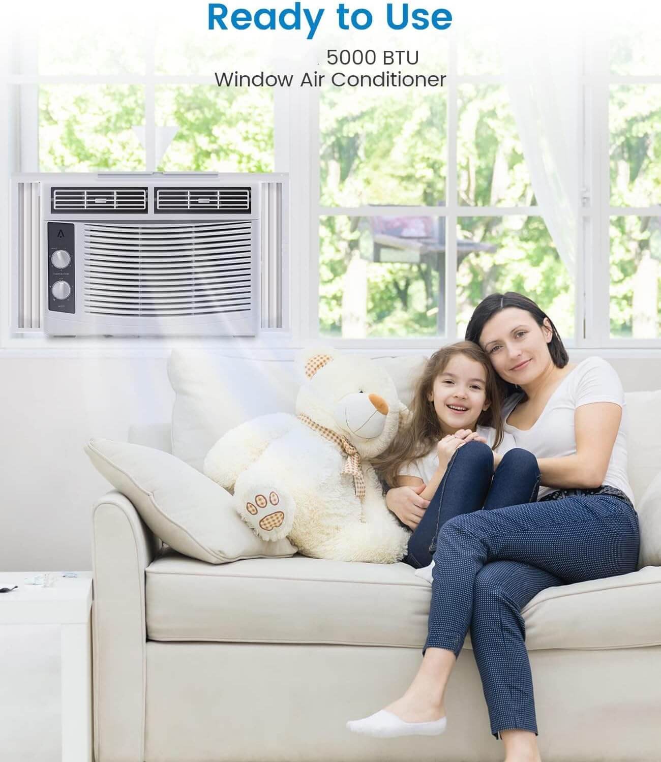 Garvee TWC-05CMD1/L1U 5000 BTU Window Air Conditioner