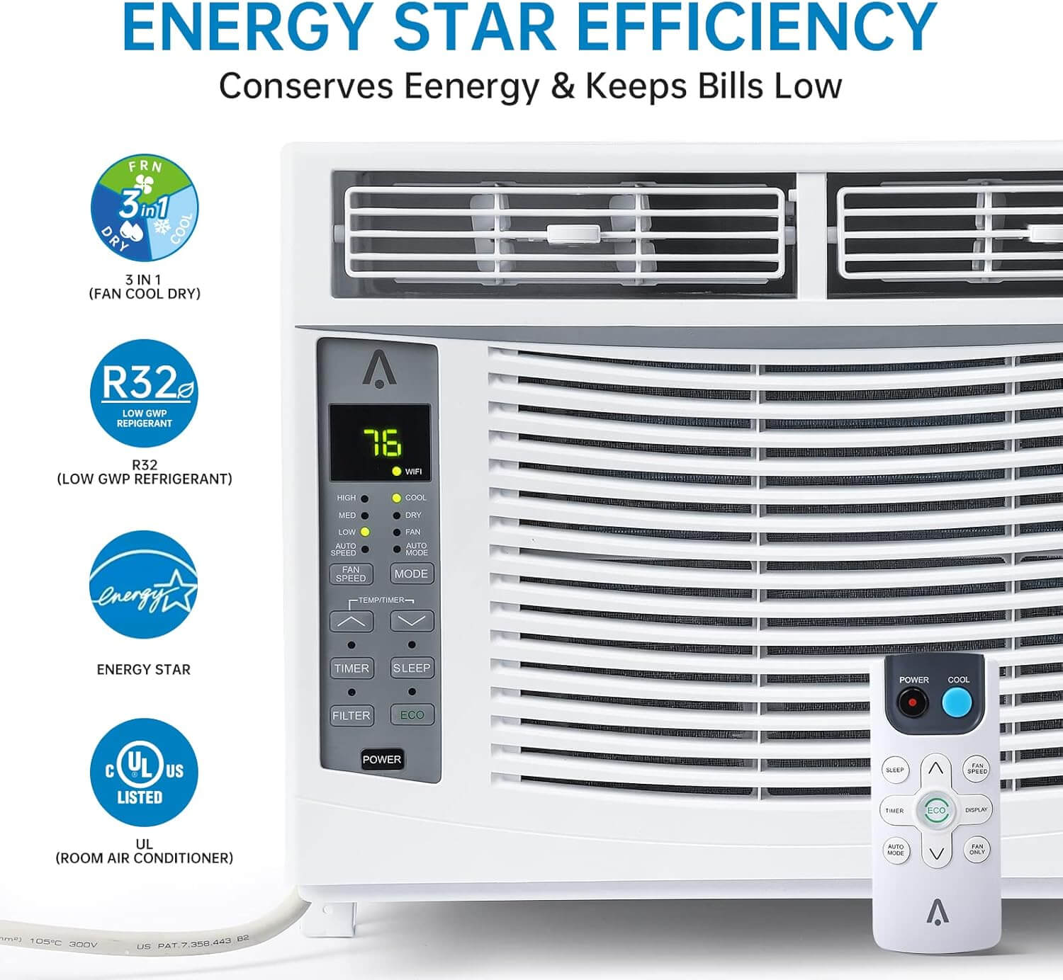 Garvee TWC-06CRD1/L1U 6000 BTU Portable Air Conditioner