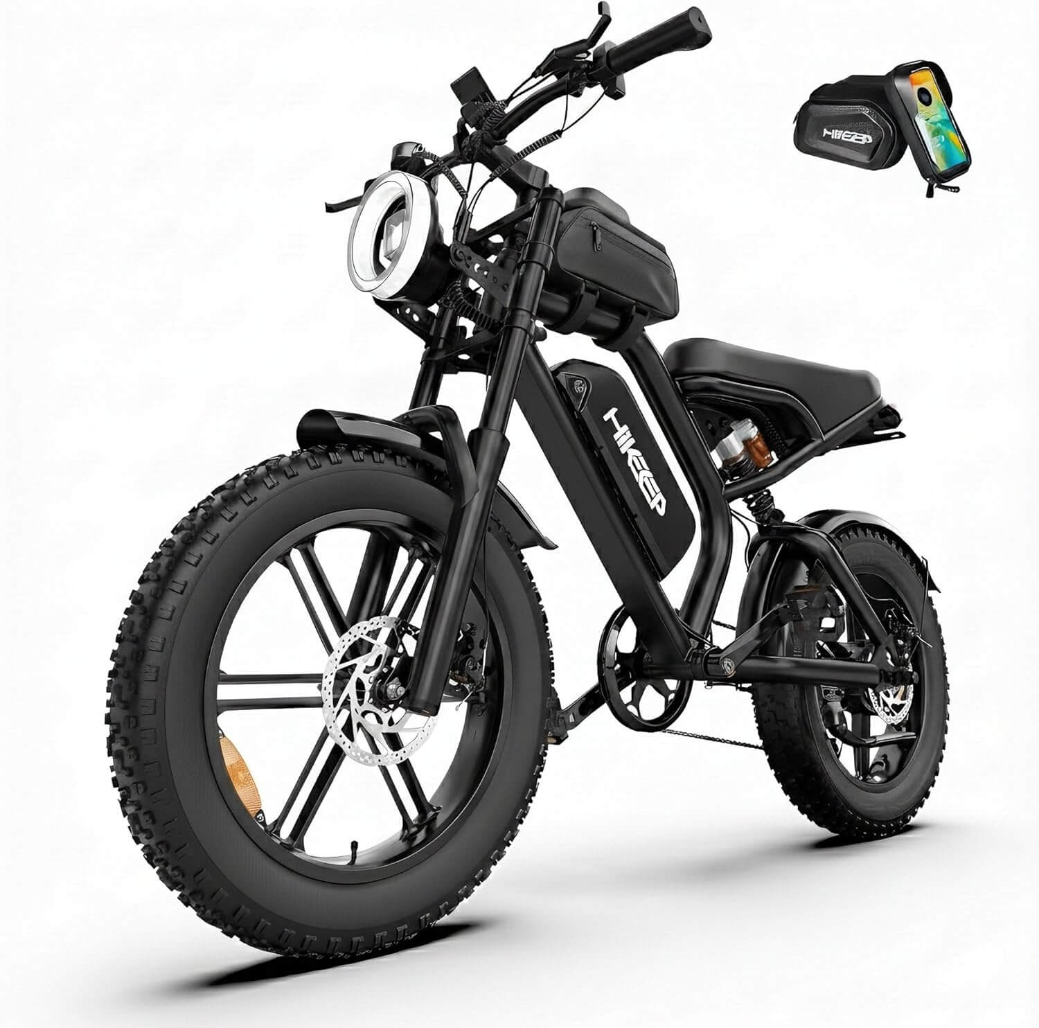 Globalkeep K6 Dual Suspension Fat Tire Electric Dirt Bike